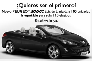 Peugeot 308 CC por Internet